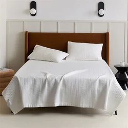 Modern Style King Size Plain Quilted Quilts Bedding Bedspreads Super Soft Quilt Cotton Bedspread for Home