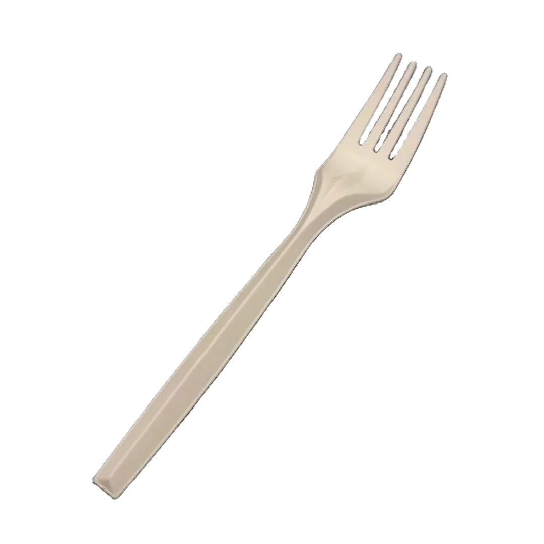 2022 hoe sale 7 inch eco friendly biodegradable disposable corn starch cutlery tableware Fork