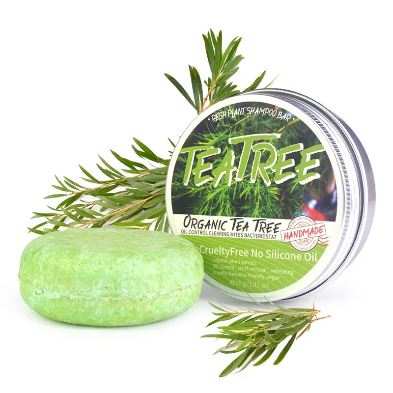 Private Label Vegan Muti- kinds Organic handmade Hair Care Cleaning Solid Shampoo Soap Bar with Tin Box