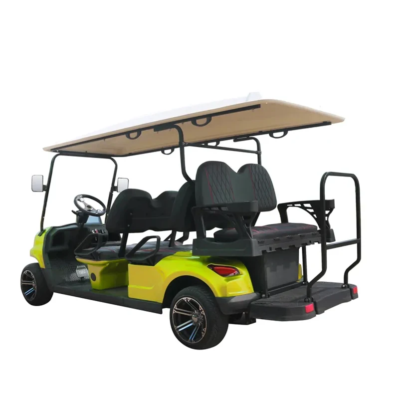 New Design Most Popular New Version China Manufacturer Golf Buggy Electric 4+2 Seats BUGGYPRO 4+2 Electric Golf Cart