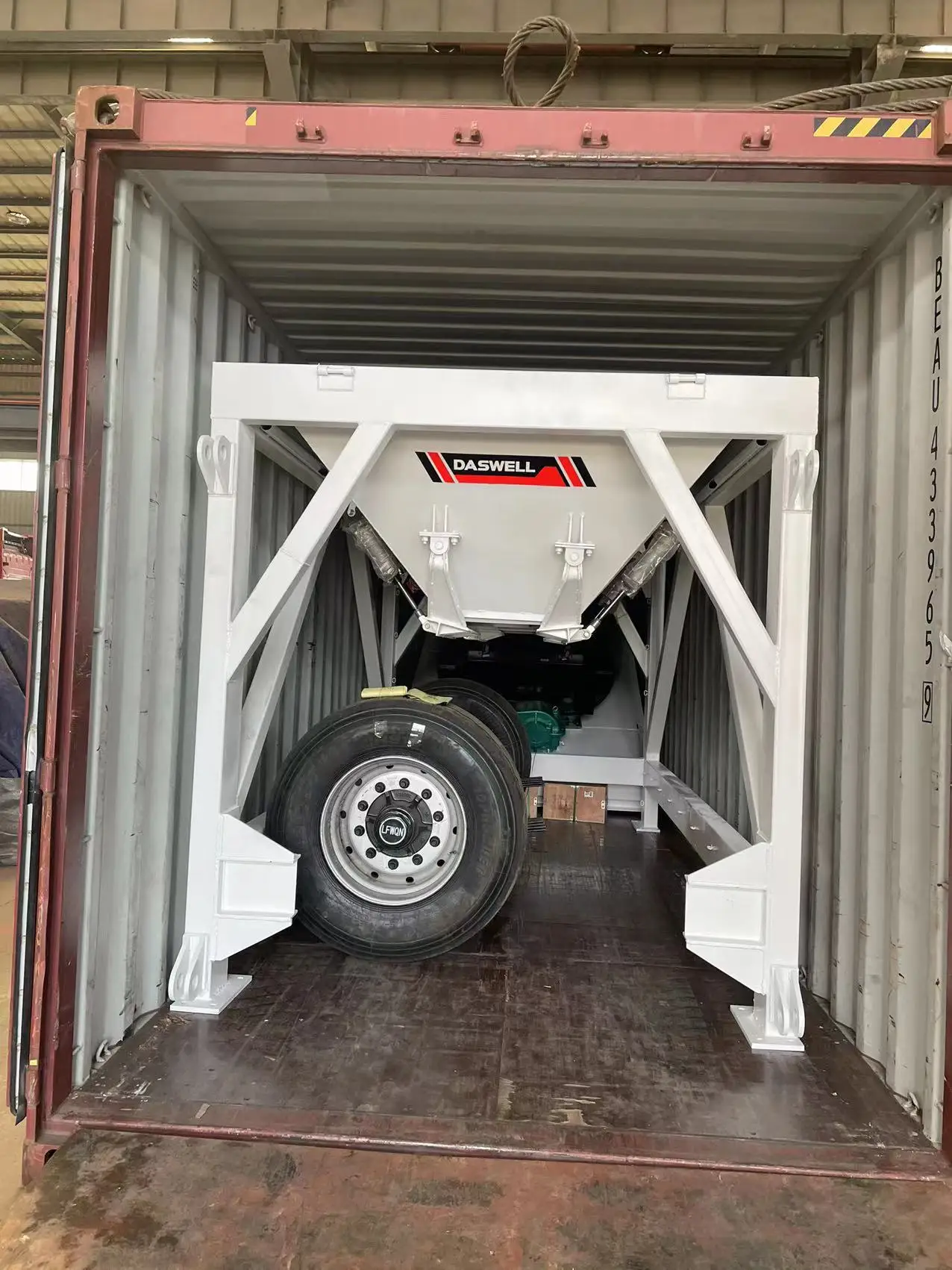 Mobile concrete batching plant 60m3/h Ready mix machine for sale