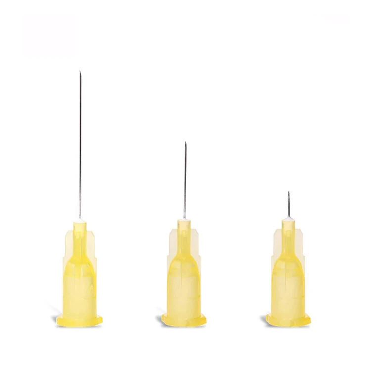 Beauty Women Medical Sterile 27g 38mm Blunt Micro Tip Cannula Needle For Hyaluronic Acid Face