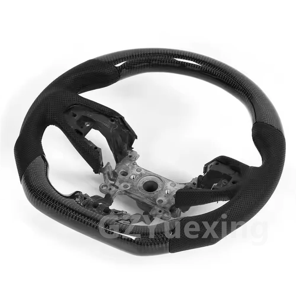 For HONDA CIVIC 10th Chinese Generation FC/FK 2016 2017 2018 2019 2020 2021 Black Real Carbon Fibre Custom Steering Wheels