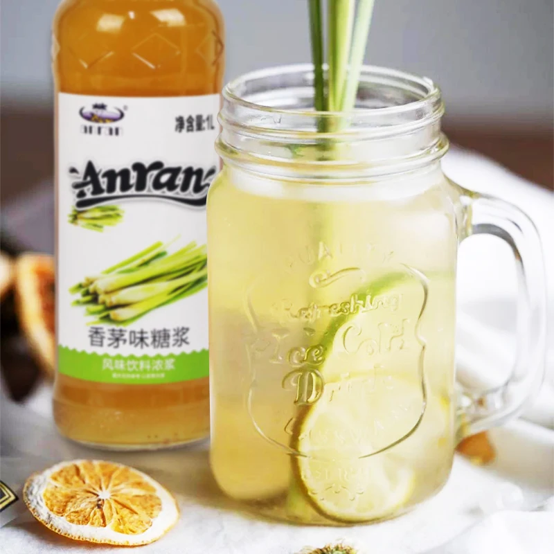 Anran citronella flavor syrup 1000ml / bottle fruit tea juice drink coffee milk tea syrups
