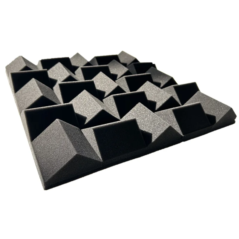 High Quality Fireproof Acoustic insulation foam Soundproof studio sponge with adhesive backing