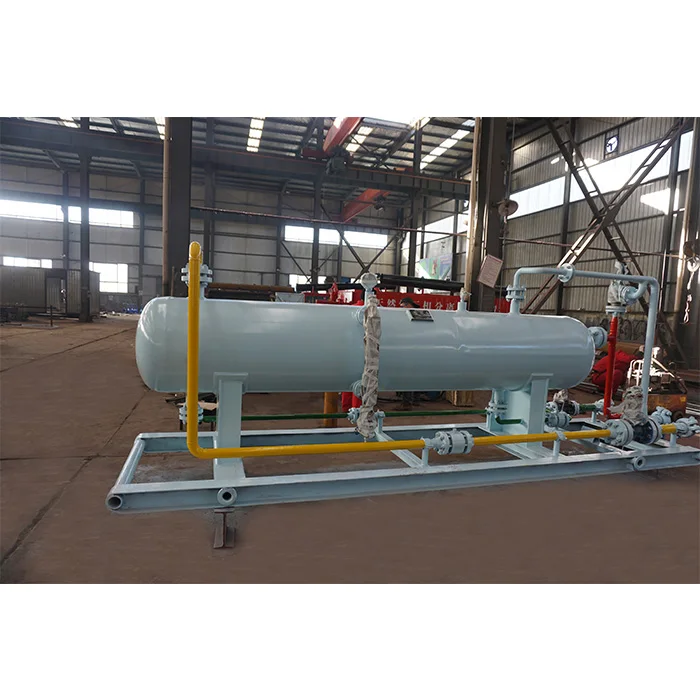 well test separator skid-mounted oil gas water three phase separator equipment