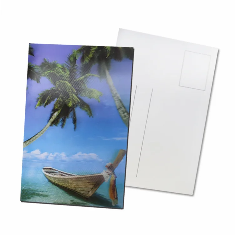  holographic gifts plastic New promtion 3d lenticular postcards post