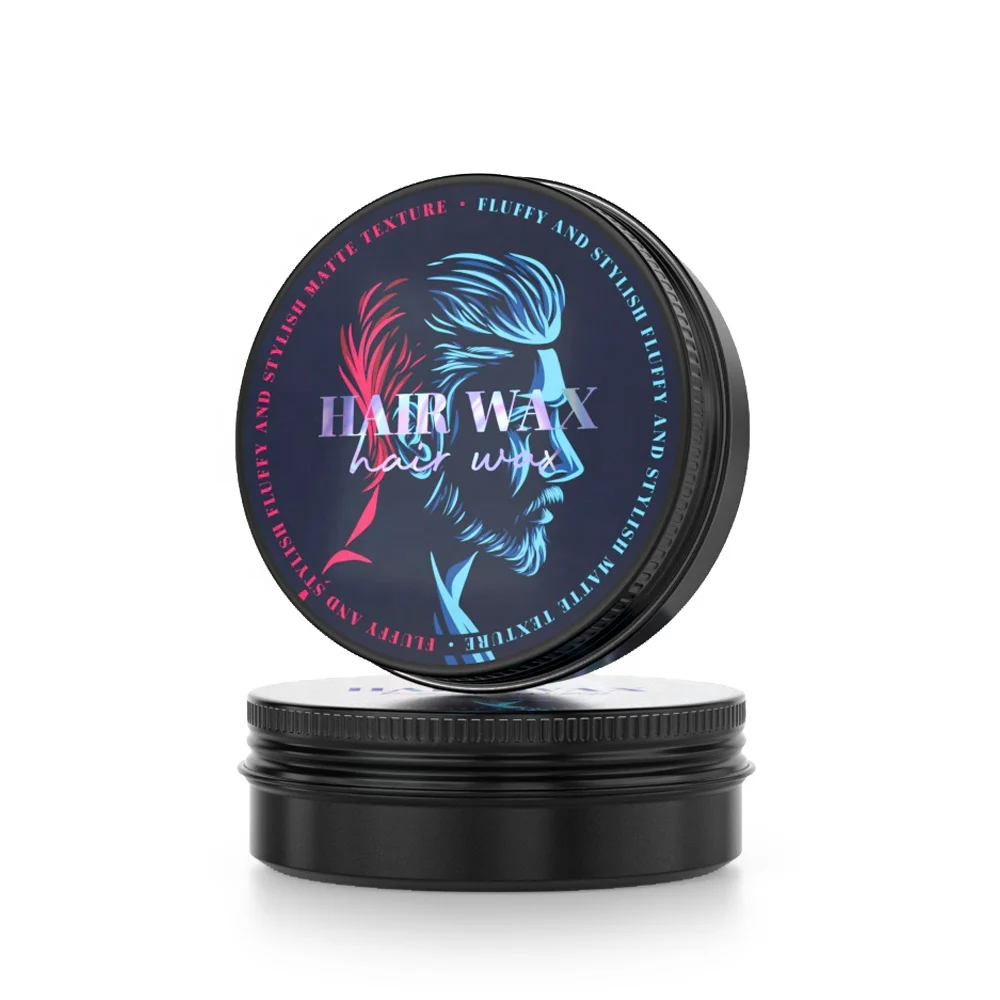 black matte jar 3.5oz aluminum packaging jar with screw lid aluminum tin containers hair wax car wax packaging