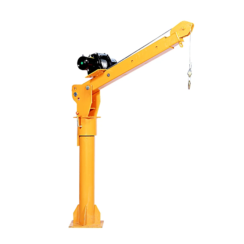 Sanlong  best quality 500kg 3000lbs capacity portable Factory construction  mini pickup truck crane