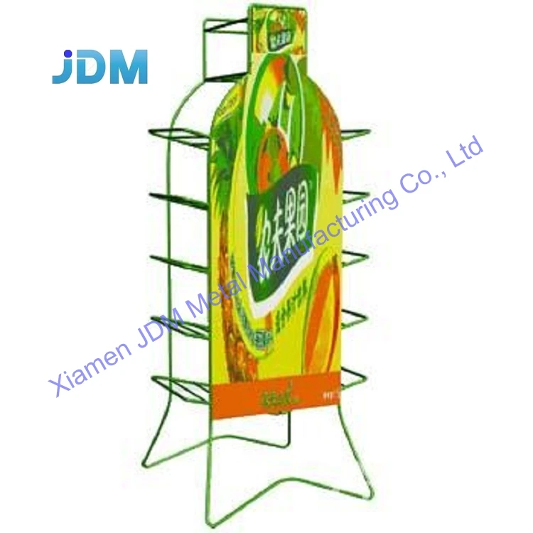 beverage drink display rack stand drinks stands bottles water metal soft bottled water shelf
