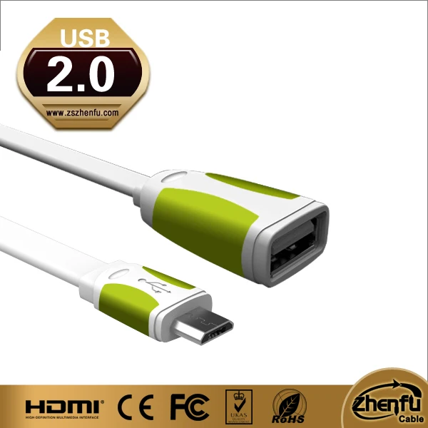 Factory Oem Odm Certified Wholesale High Quality Nickel Plated Micro USB OTG Cable Fast Charging Micro USB Cable 4K 2 Years