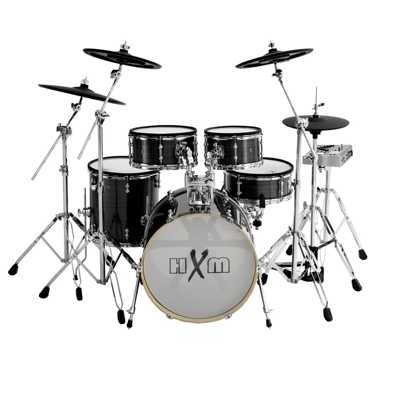 HXM XD-2000 Natural acoustic feeling pads OEM&ODM electronic drum set factory direct sales