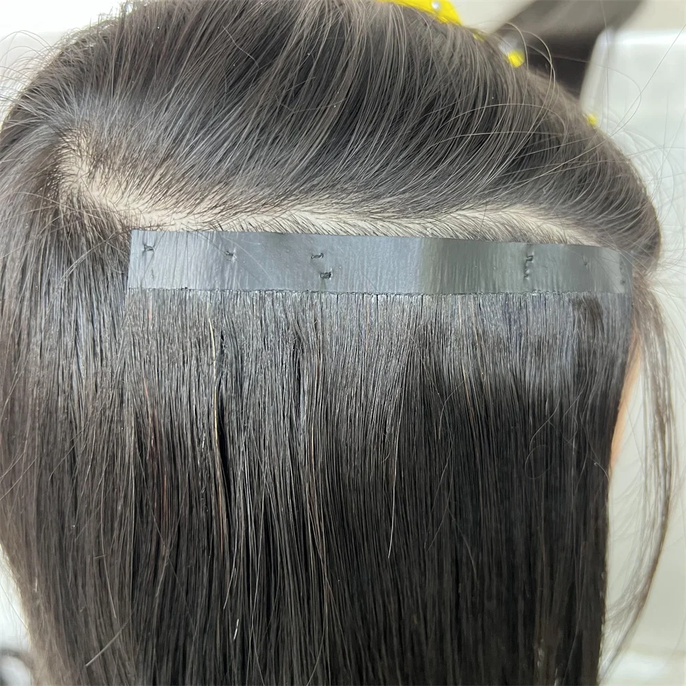 Wholesale Hair Extensions Clip-in Russian Remy 100human Hair Straight Seamless Pu Clip In Hair Extensions