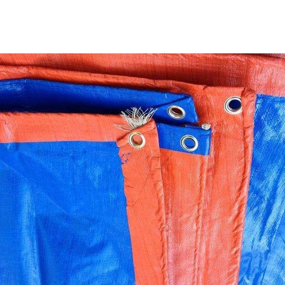 
Plastic Laminated blue white stripe pe tarpaulin rolls vietnam 
