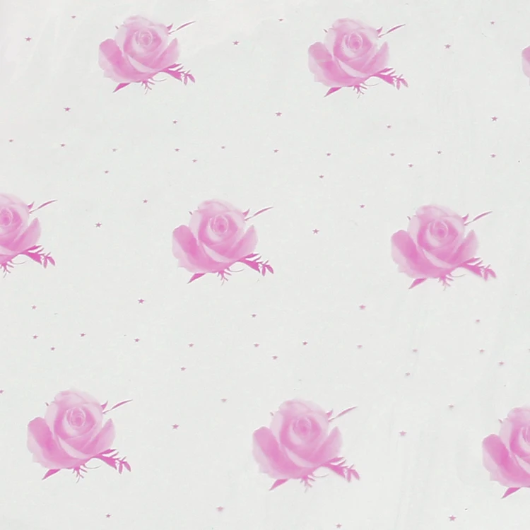 
High Quality Custom Flower Printed Wrapping Cellophane Sheets, Wholesale Water Soluble Cheap Price Translucent cellophane sheets 