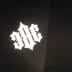 Custom High Reflection Heat Transfer Iron on Reflective Garment Care Label Sysbols