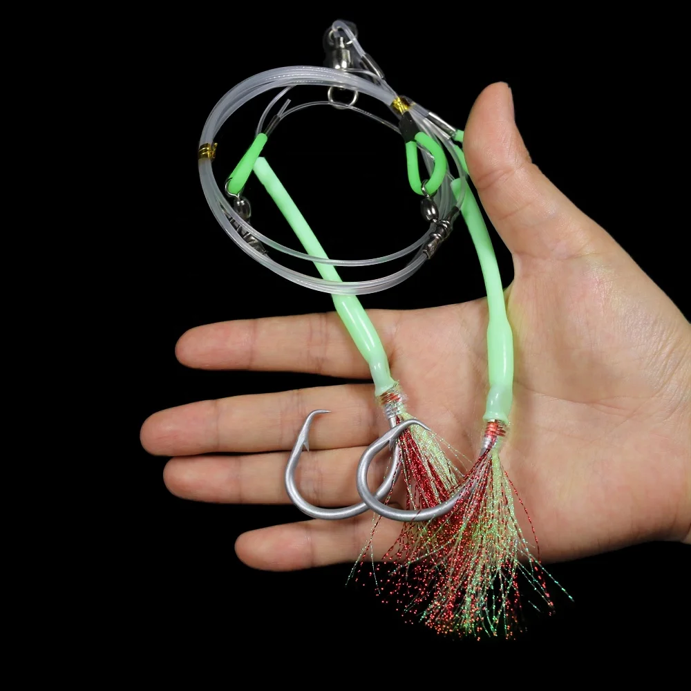 Bulk Customized Hand Tied Strong Hapuka Grouper Cod Sabiki Rig Deep Sea