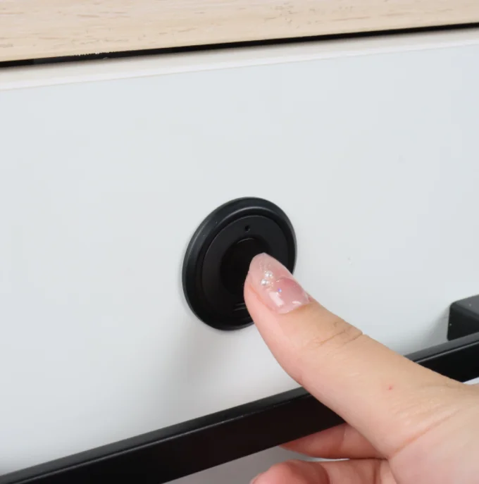 Smart Triple Drawer Fingerprint Lock Office Home School Plastic Electronic Lock Furniture Cabinet Smart Locker Lock