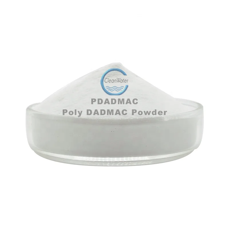 Chemical Auxiliary Agent polydadmac powder PDADMAC with Low Residual Monomer for oil drilling