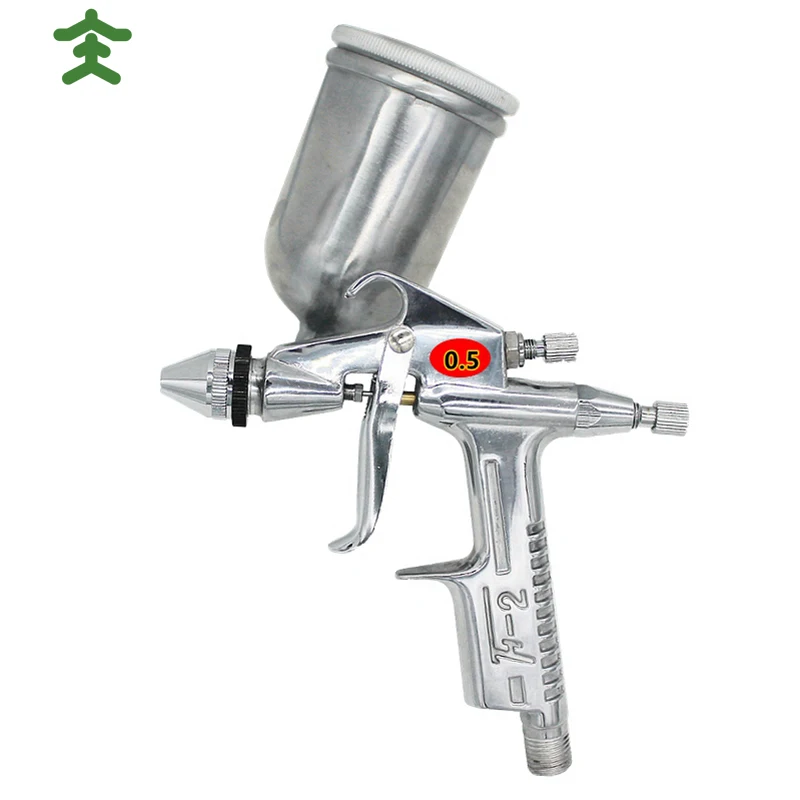 Pneumatic Car Painting Spray Gun 0.5mm Nozzle Paint Sprayer Gun With Material Pot Capacity 150cc high pressure spray gun