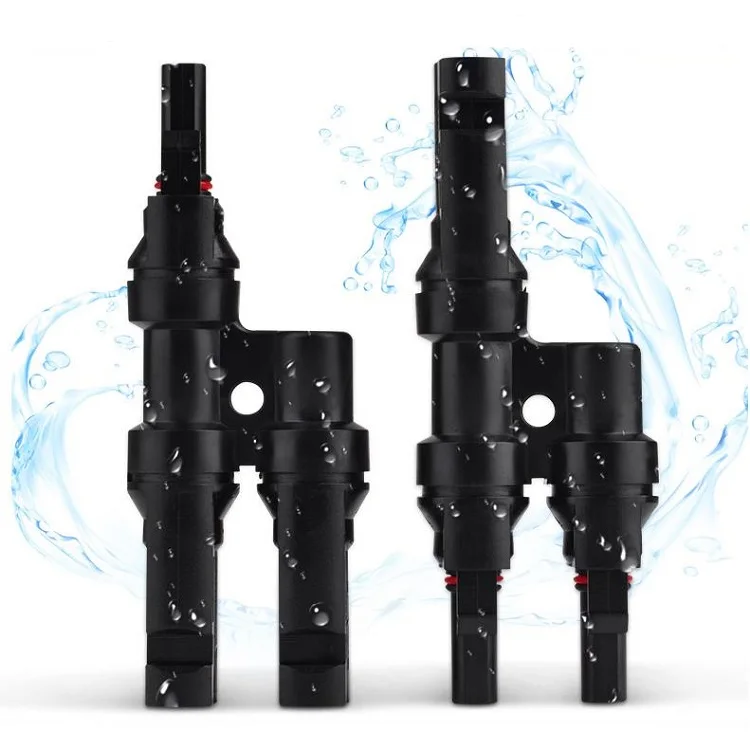 Профессиональный 3 отверстия Солнечный разъем IP67 Водонепроницаемый DC1000V Солнечный Кабельный разъем используется в системе PV