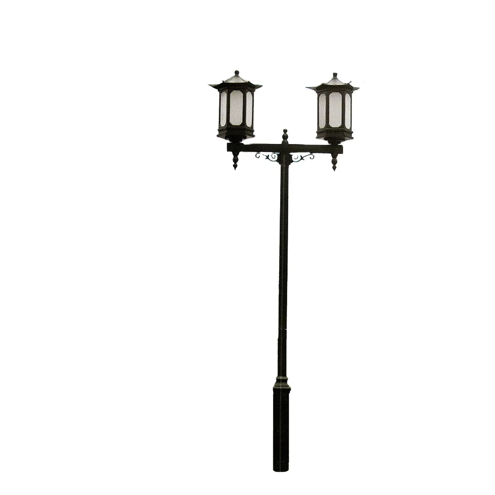 Solar led light / decorative garden light pole outdoor yard lamp pole