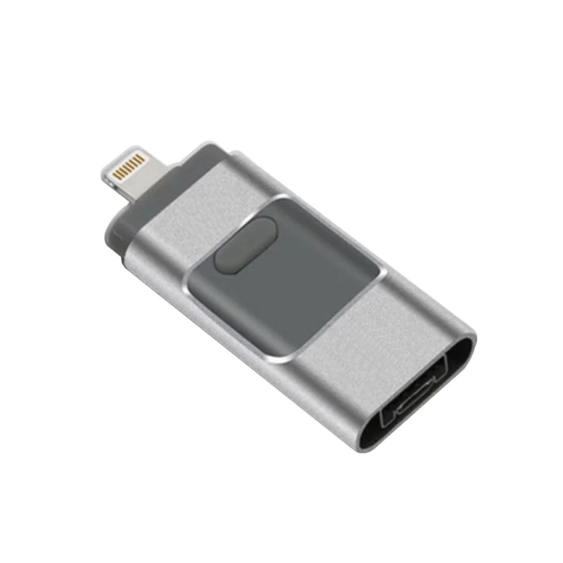 Free Custom LOGO 32 64 128 256GB Pendrive Otg 16Gb 3in1 Pen Drive 512GB USB 2.0 Flash Sticks
