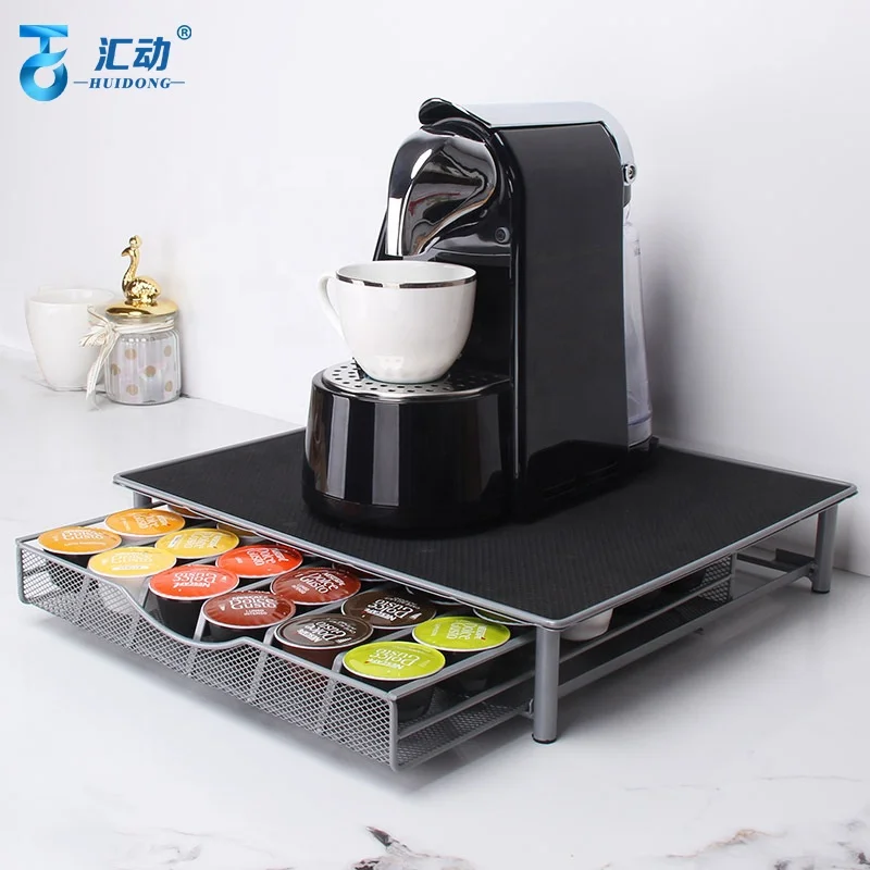 gadgy capsule holder with drawer coffee cups metal dolce gusto cup coffee capsule machine holder rack