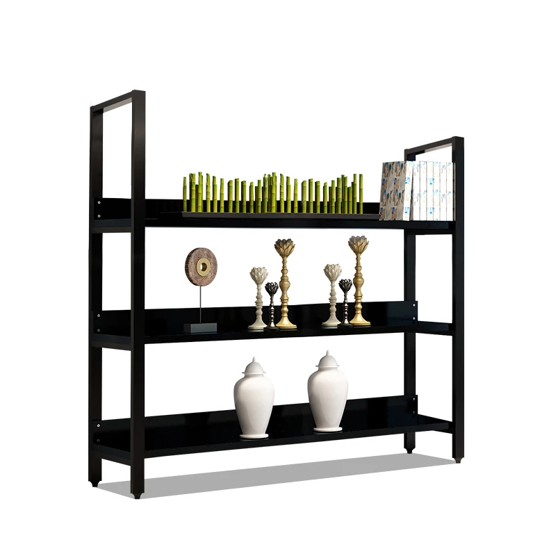 Industrial Bookshelf 4-Tier Vintage Bookcase and Bookshelves Wood and Metal Shelving Unit Display Rack and Storage Organizer