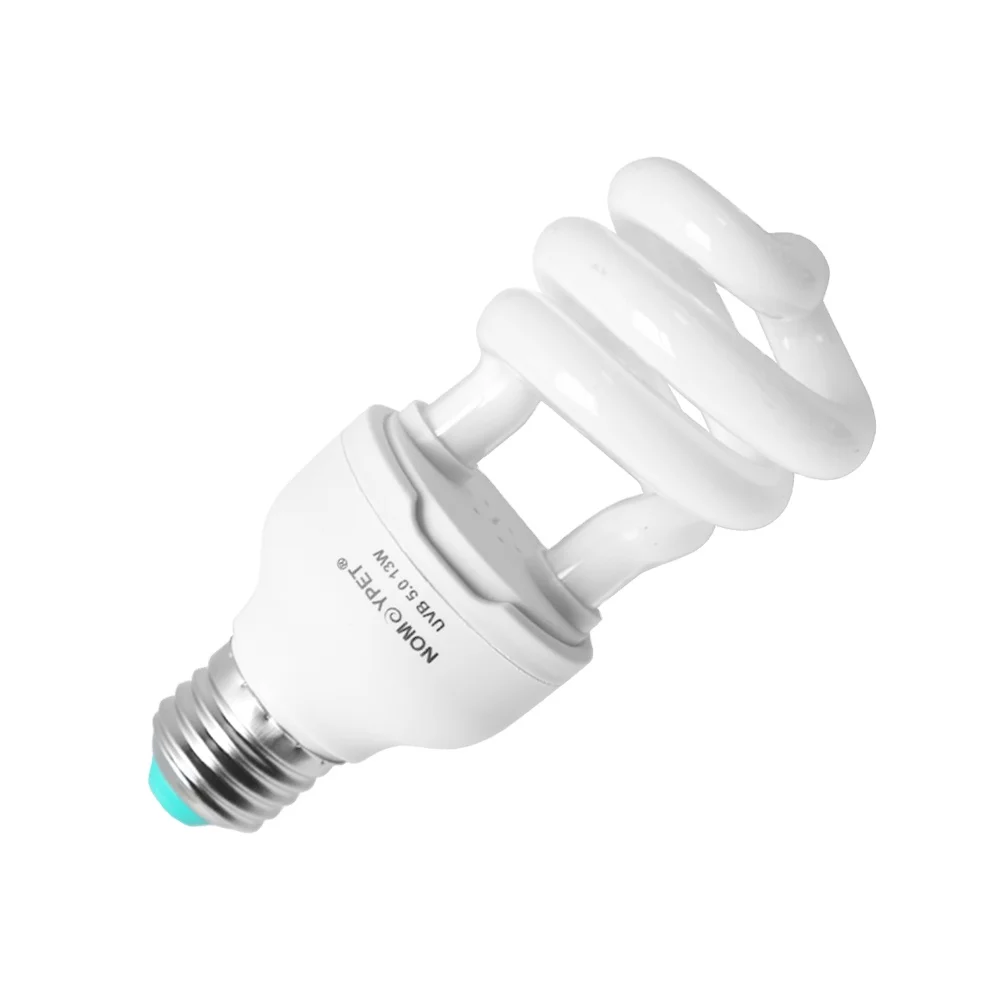 Nomoy Pet Reptile lamp UVB 10.0 26 w energy-saving lamps Lamp For Reptile Lighting ND-09 reptile accessories