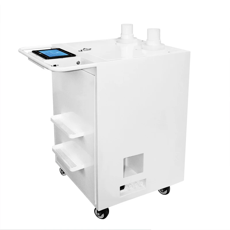 Auto disinfection system large capacity 8L/H commercial humidifier indoor industrial ultrasonic fogger portable