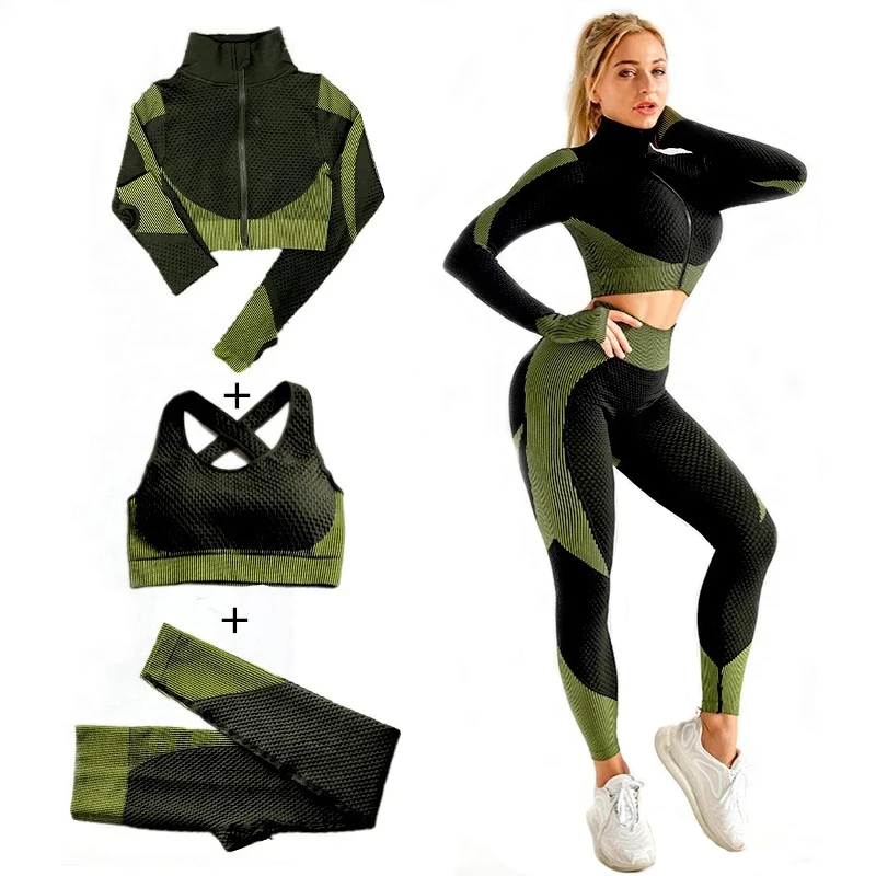 2023 New Sexy Women Tight Sport Bra And Yoga Pants Set Fitness Stretch High Waist Gym Wear Legging