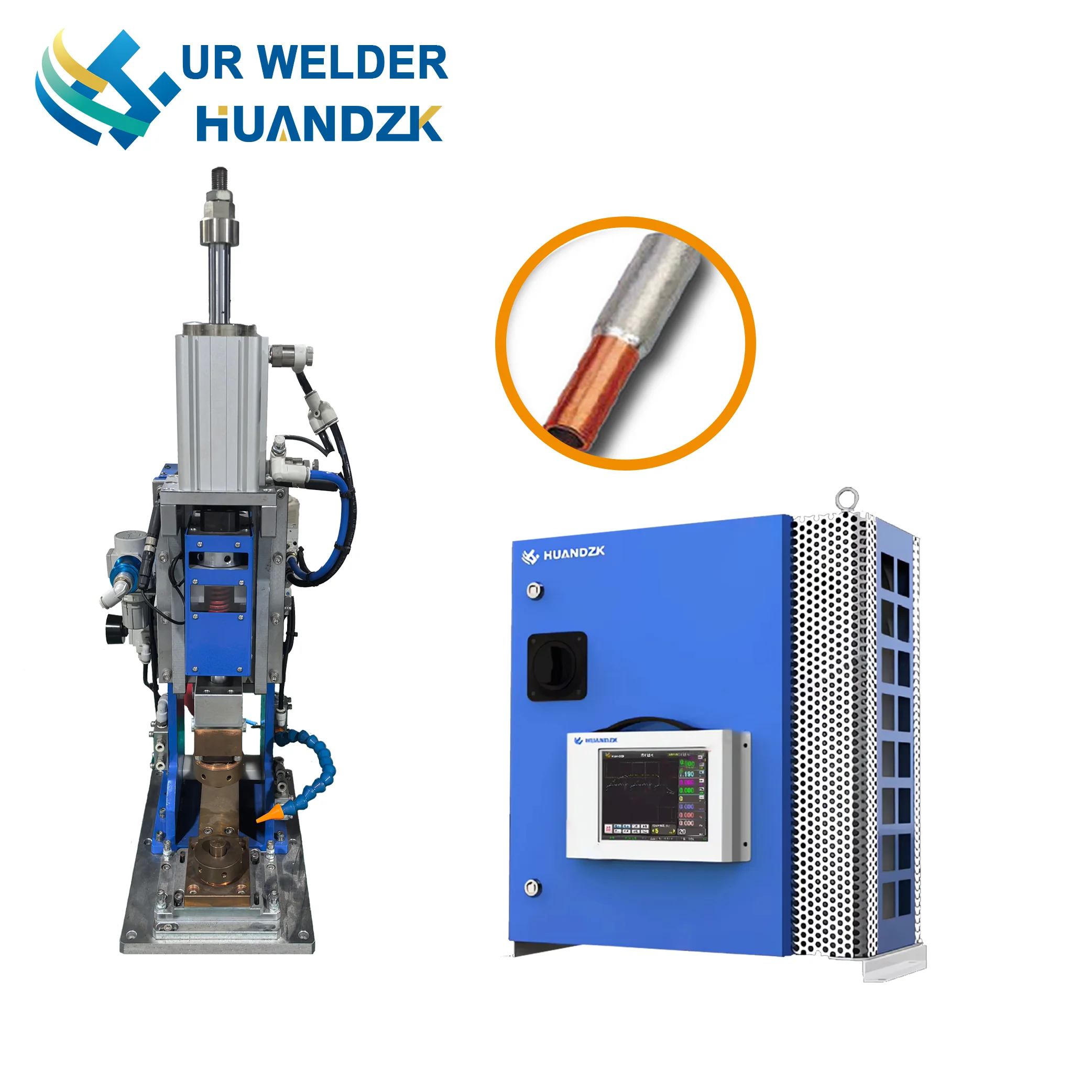 Tecna spot welder resistance welding technology stainless steel welded wire mesh 5000a manul single sided spot welding machine