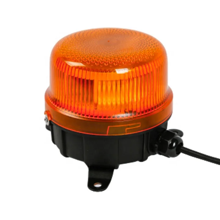 Светодиодный желтый мигающий вращающийся свет Ip66, предупреждающий стробоскоп для аэропорта, оборудование для поддержки заземления, транспортных средств, 9 В постоянного тока ~ 32 В