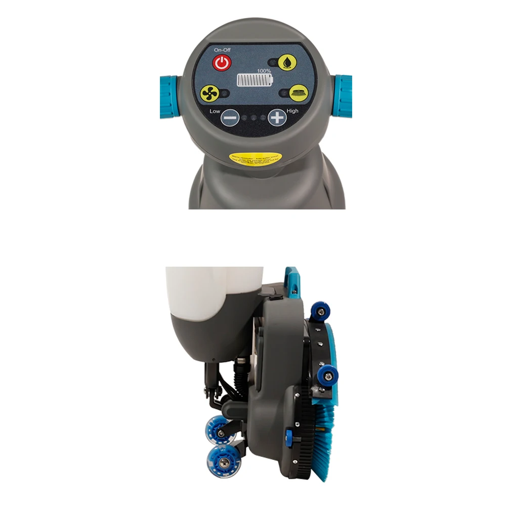 C430BN Quality Assurance Rotary Floor Scrubber Dual-Brush Floor Scrubber Mini Floor Scrubber