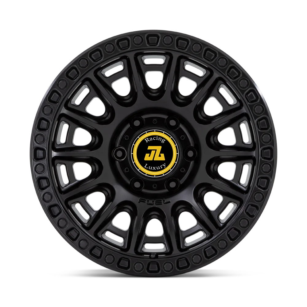 Jiangzao hot wheel 15 16x8 17 18 4x4 offroad 5x114.3 6x139.7 off road black alloy truck wheels for fuel pickup isuzu highlender