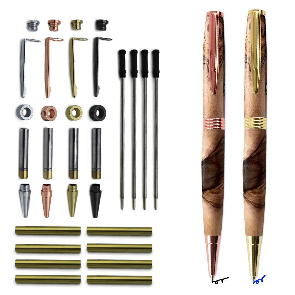 Woodworking Machinery Parts 7mm Slimline Wood Pen Turning Kits China DIY Lathe Project Pen Kit Woodturning