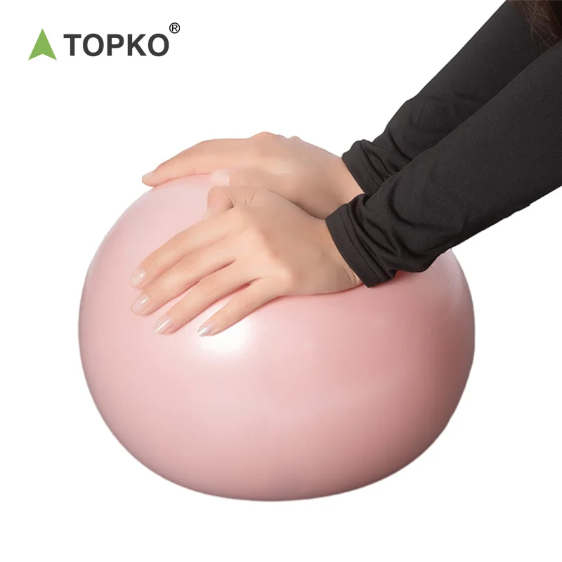 TOPKO Workout Exercise PVC Rubber Mini Small Yoga Ball Exercise Ball Gym Fitness Balance Yoga Ball