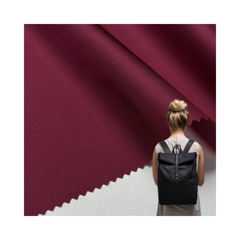 100% переработанный нейлон 200D BR нейлон Оксфорд перерабатываемая ткань Dobby для багажа и сумок ткань