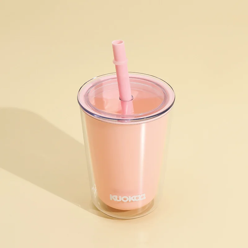 16 oz Reusable Color Changing Temperature Plastic Cups, Drinking Tumbler with Lids & Straws Wholesale Bulk