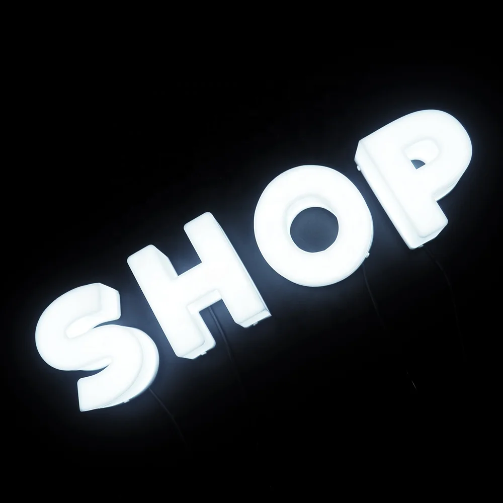 Оптовая продажа lumineuse enseigne diy Светодиодная подсвеченная мини-акриловая канальная буква для пользовательского логотипа