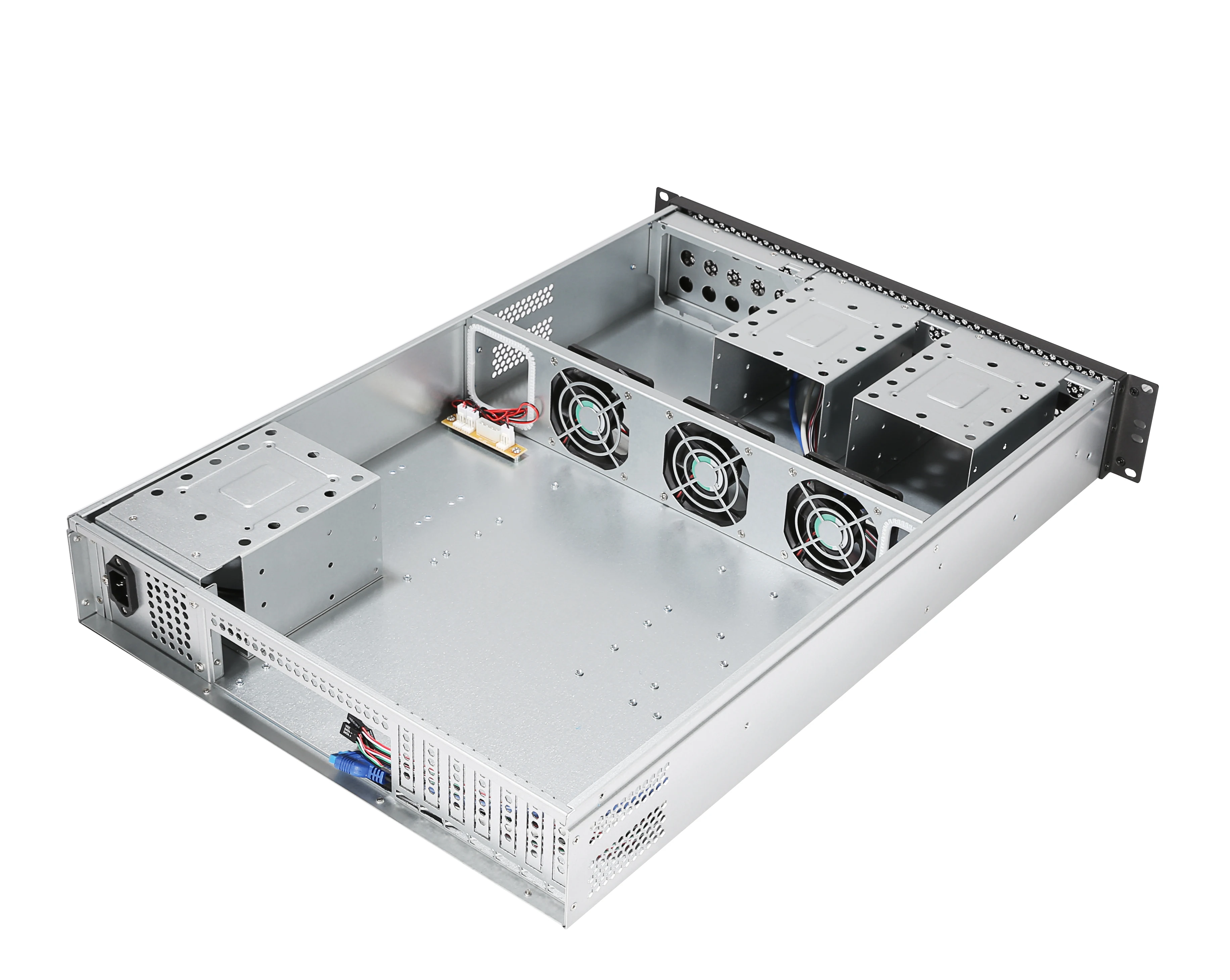 Корпус DAOHE 2Urackcase ATX 12x10 5 алюминиевый корпус для сервера с вентиляторами