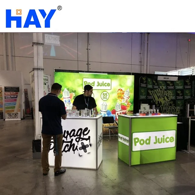 Легкая установка 10 футов портативная подсветка из эластичной ткани стенд для коммерческих шоу с