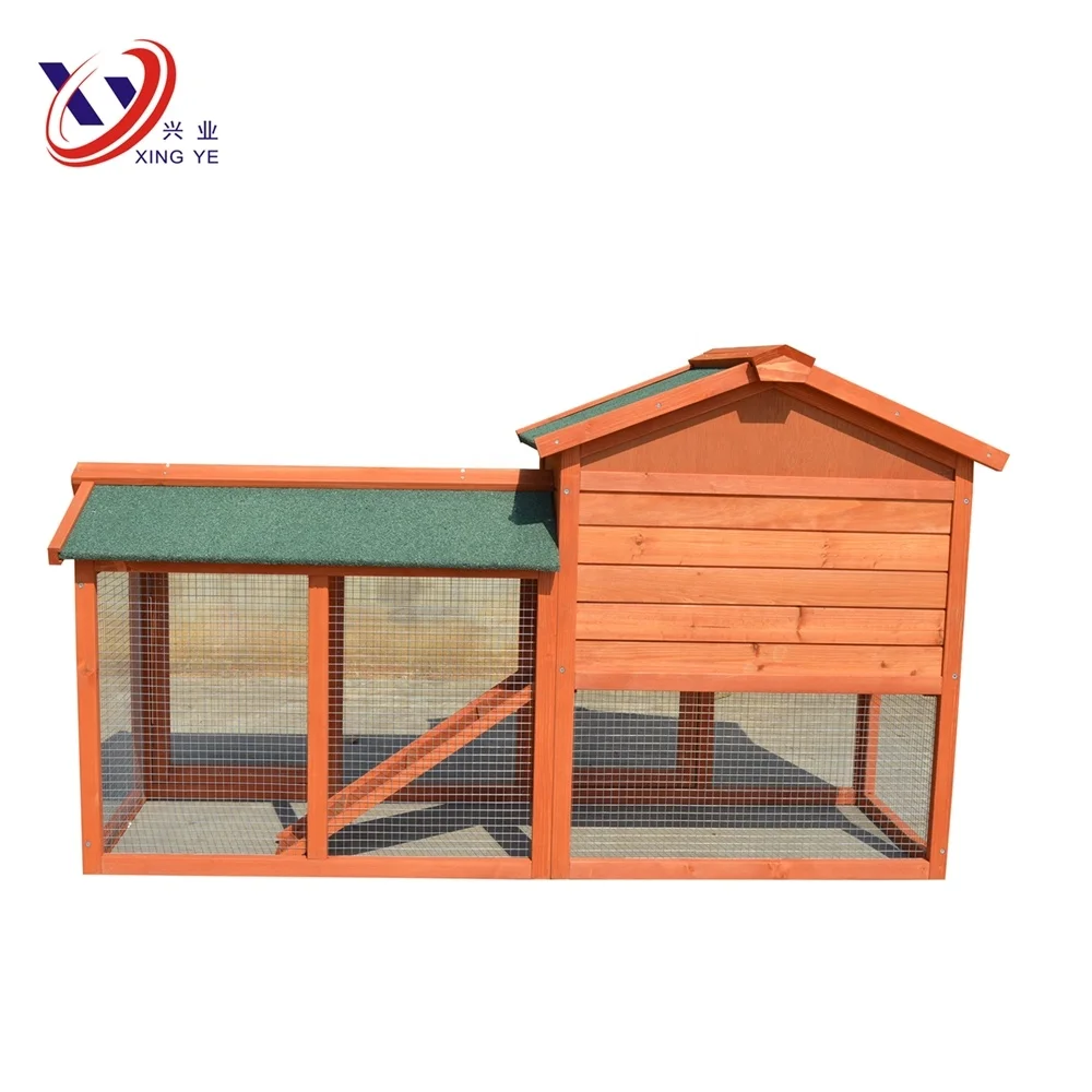 Classical  Chinese fir wood rabbit hutch rabbit cage bunny house for sale