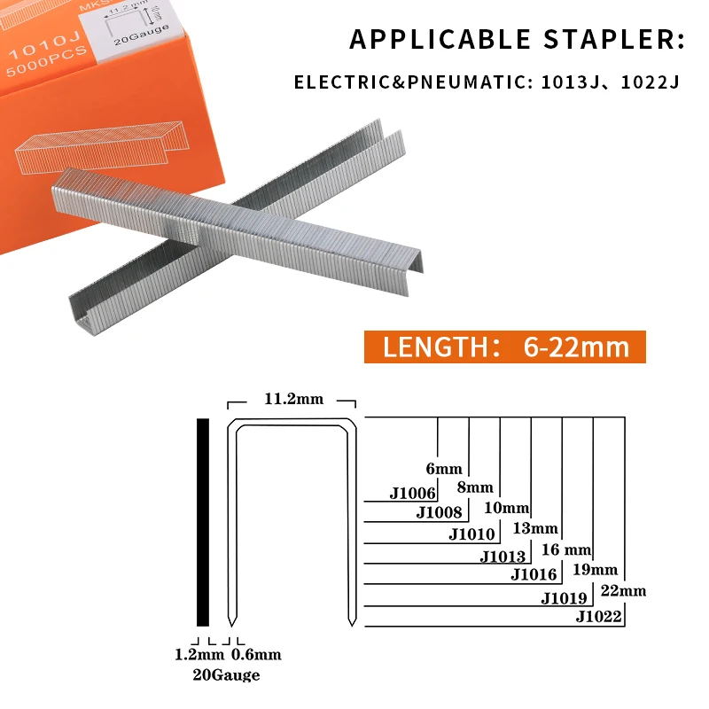 XINYI 10J staples nails for furniture upholstery 1006J 1008J 1010J 1013J 1016J 1019J 1022J