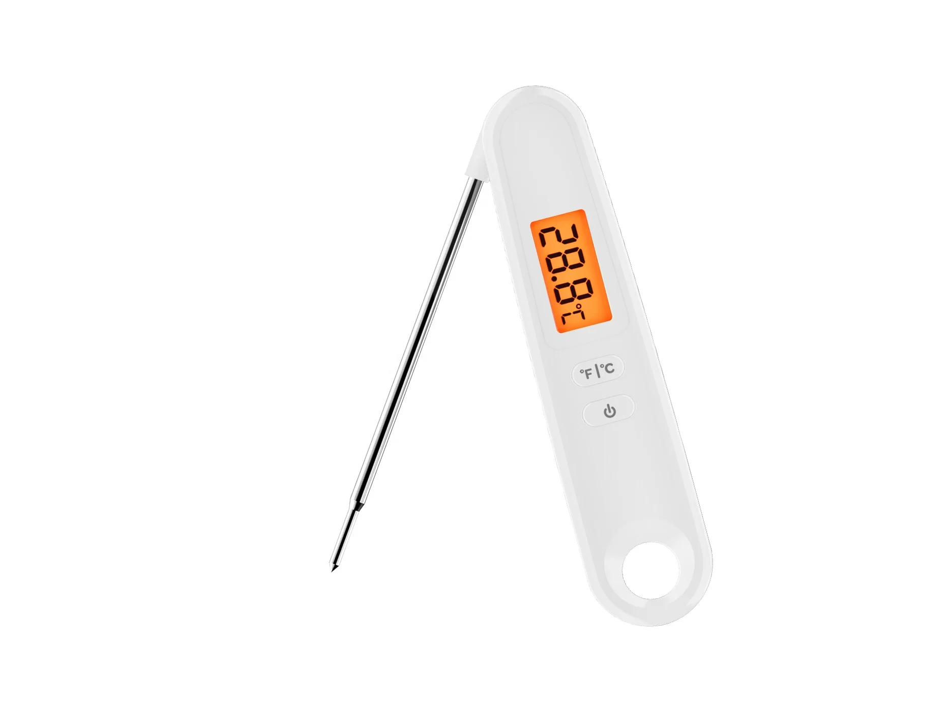 Hot Sell Long Stainless Steel Foldable Probe Thermocouple Digital Meat Thermometer