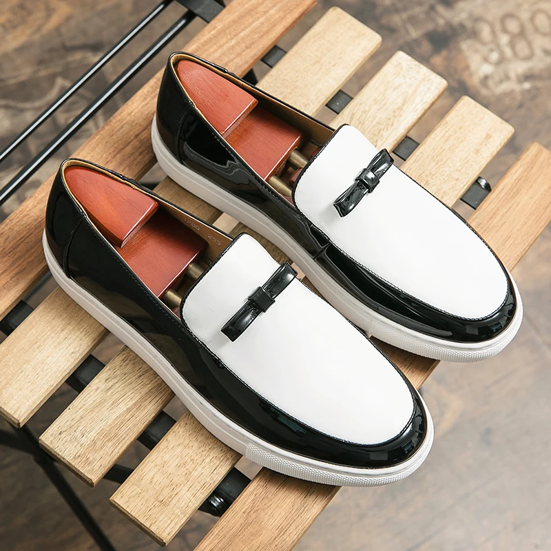 Large Size Leather 2023 formal Shoes Men Fashion Loafers Shoes for Men High Quality Boat Shoes