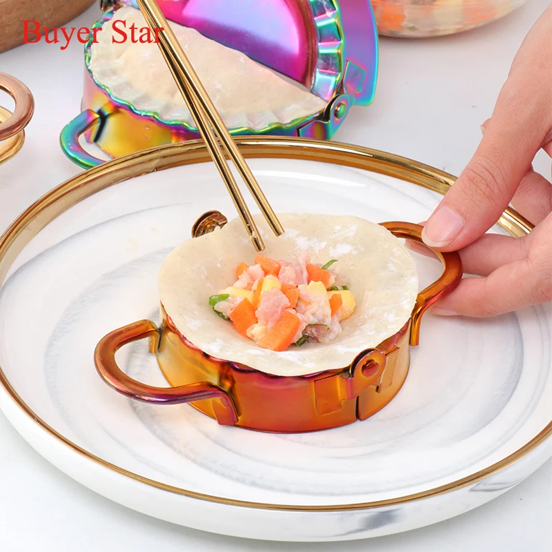 304 Stainless Steel Dumplings Maker Manual Dumpling Maker Mold