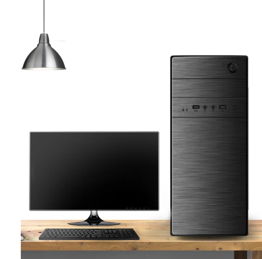 New Chassis Gamer Gabinete Open Frame With Rgb Fans Acrylic Diy Slim Computer Atx Pc Case Desktop