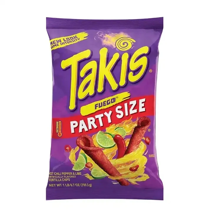 hot sale Takis Rolled Tortilla Chips  Fuego Hot Chili and Lime Takis Blue Heat Pepper